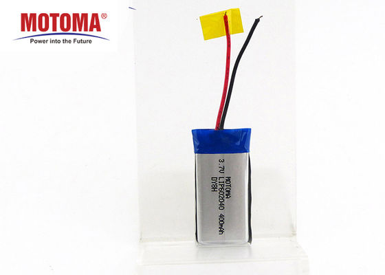 UN38.3 400mah 602040 Vlak Lithium Ion Batteries For Bluetooth Headset