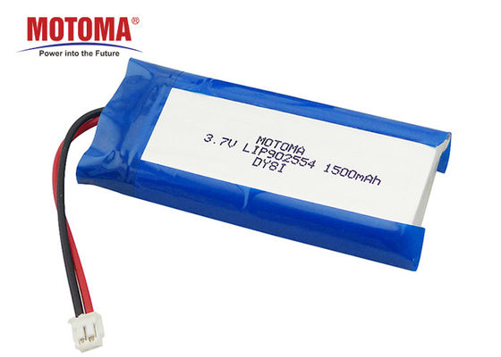 kopen Batterij van het 500 cycli de Medische Lithium, Lipo-Batterij 3,7 V 1500mah online fabrikant