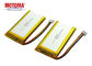 De batterij van de de Hoge energiedichtheid van de Lipolymerbatterij 3.7V 2800mah