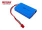 Li Polymer Wearable Device Battery, Bluetooth-Hoofdtelefoonbatterij 7.4V 1950mah