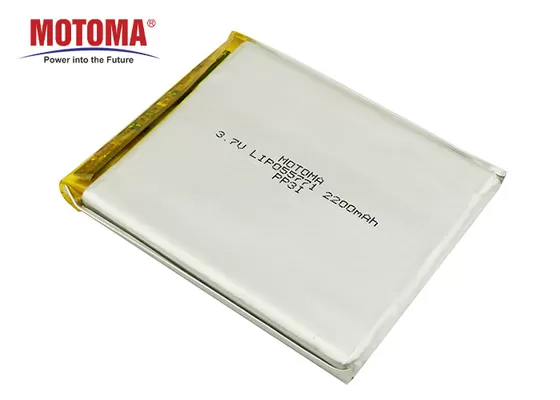 Batterij 3,7 V 2200mAh van Motoma Navulbare Lipo voor Medisch apparaat
